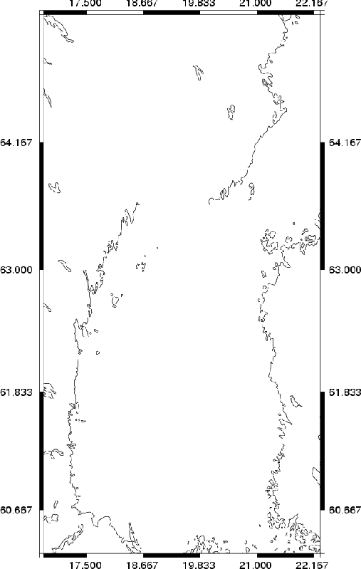 See the break on the coastline!